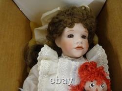 Vintage Wendy Lawton Marcella & Raggeddy Ann 70th 190/2500 13 Porcelain Doll