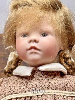 Vintage Wiltrud Unikat doll, German, 12 inches tall, limited production