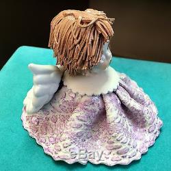 Vintage Zampiva Spaghetti Hair Angel Doll Figurine