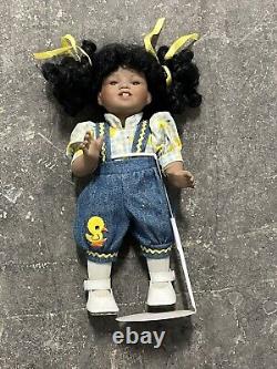 Vintage african american porcelain dolls Rare Numbered Out Of 5000