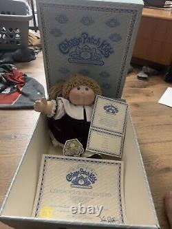 Vintage cabbage patch Porcelain Collection doll-Della Francis 16 In. RARE FIND