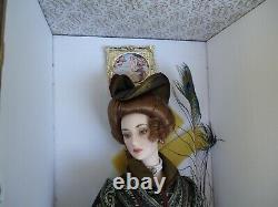 Vintage franklin mint heirloom doll 22 in box gibson girls anna roman holiday