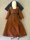 Vintage Or Antique China Head Solid Dome 18 Inch Nun Doll. Please Read