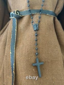 Vintage or Antique china head solid dome 18 inch Nun doll. Please read