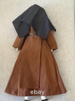 Vintage or Antique china head solid dome 18 inch Nun doll. Please read