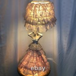 Vintage-porcelain 16 Inch Tall Doll Double Light All Original Working