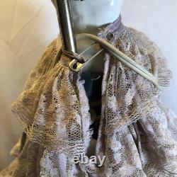 Vintage-porcelain 16 Inch Tall Doll Double Light All Original Working