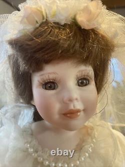 Vintage porcelain bride doll