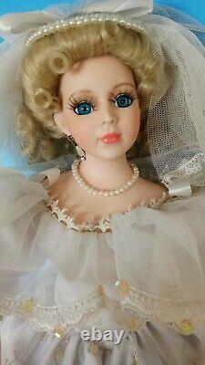 Vintage porcelain doll 20 inches