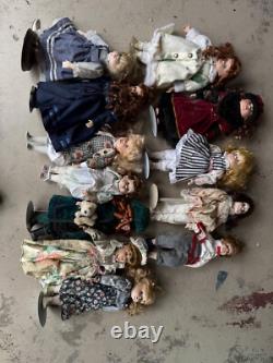 Vintage porcelain doll lot