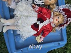 Vintage porcelain doll lot