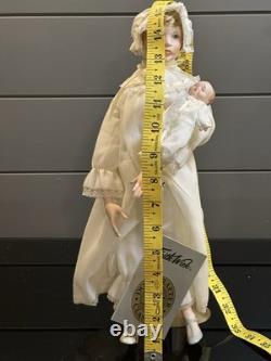 Vtg 15 Faith Wick Balos Morher's Day Porcelain Doll With Baby, 1984