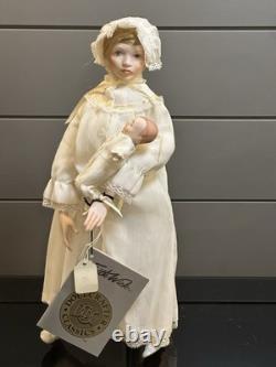 Vtg 15 Faith Wick Balos Morher's Day Porcelain Doll With Baby, 1984