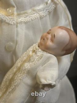 Vtg 15 Faith Wick Balos Morher's Day Porcelain Doll With Baby, 1984