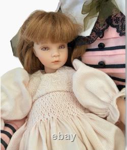 Vtg 1999 Jan McLean Jessica & Pauline Baby Porcelain Doll Pair LE Boxed Rare