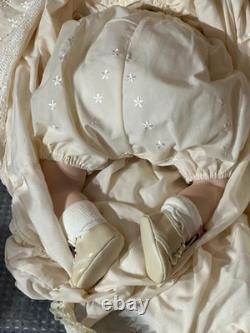 Vtg 20 by Gene Shooley Porcelain Doll, NIB, COA, with dress 37'