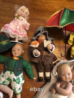 Vtg 24 Ashton Drake Calendar & Porcelain Babies Dolls & Accessories Free Ship