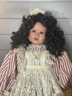 Vtg 33by Norma Rambaud, New Large Porcelain Doll 282/1000, No COA, France