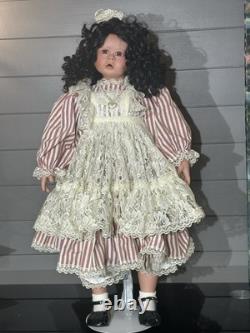 Vtg 33by Norma Rambaud, New Large Porcelain Doll 282/1000, No COA, France