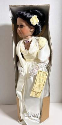 Vtg American Classics Zelda Zee African American Bride Porcelain Doll 26 Rare