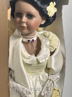 Vtg American Classics Zelda Zee African American Bride Porcelain Doll 26 Rare