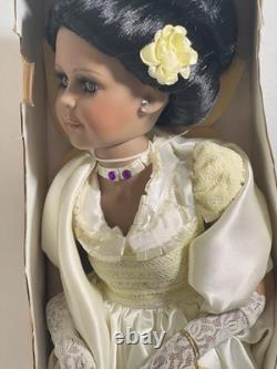 Vtg American Classics Zelda Zee African American Bride Porcelain Doll 26 Rare