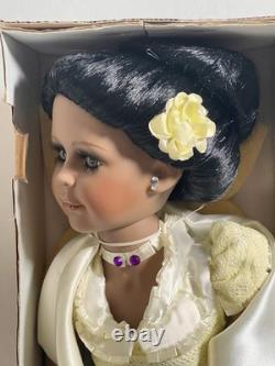 Vtg American Classics Zelda Zee African American Bride Porcelain Doll 26 Rare