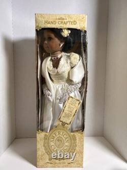 Vtg American Classics Zelda Zee African American Bride Porcelain Doll 26 Rare