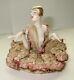 Vtg Art Deco 1920s Half Doll Porcelain Fabulous Pose Gold Bob All Original