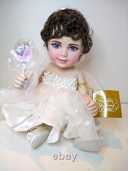 Vtg Elizabeth Taylor Portrait Porcelain Baby Doll by Franklin Mint 12 MIB