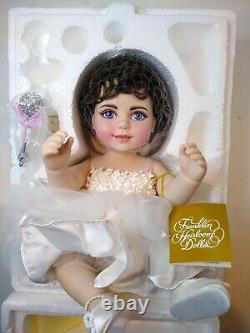 Vtg Elizabeth Taylor Portrait Porcelain Baby Doll by Franklin Mint 12 MIB