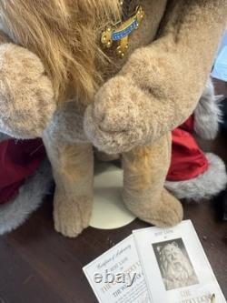 Vtg. Franklin Heirloom Wizard of oz Porcelain Dolls Set of 4 With Papers Great