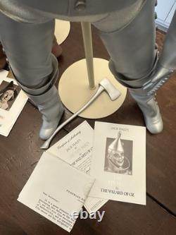 Vtg. Franklin Heirloom Wizard of oz Porcelain Dolls Set of 4 With Papers Great
