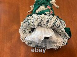 Vtg Gorgeous OOAK Porcelain Victorian Woman Artisan Dollhouse Miniature Doll FAB