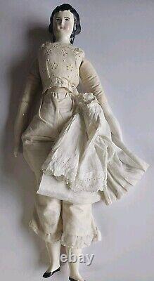 Vtg Handmade Porcelain Doll Victorian 20 Made from kit 1954 Hand Sewn Signed