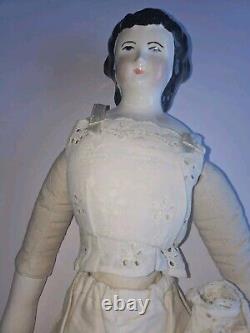 Vtg Handmade Porcelain Doll Victorian 20 Made from kit 1954 Hand Sewn Signed