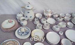 Vtg LOT OF 168 Porcelain Mini & Large DOLL Children's Tea Party Tea Time Sets