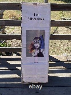 Vtg Les Miserables Porcelain Little Cosette Doll #0647 With Extras (1996)