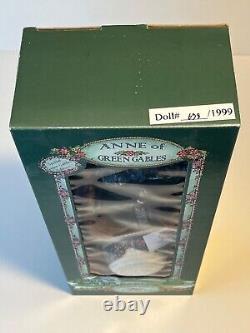 Vtg New Anne of Green Gables Limited Edition #679 Porcelain Doll with Unopened Box