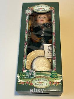 Vtg New Anne of Green Gables Limited Edition #679 Porcelain Doll with Unopened Box