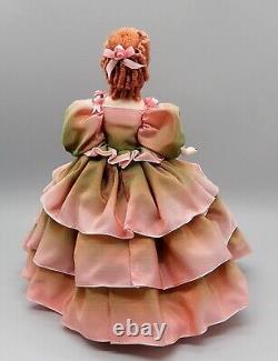 Vtg OOAK Porcelain Rosemary Tucker Woman Doll Artisan Dollhouse Miniature 112