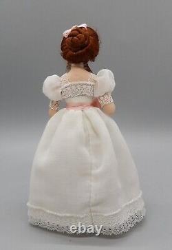 Vtg OOAK Porcelain Victorian Woman Doll With Jewelry Dollhouse Miniature 112