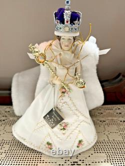 Vtg Peggy Nisbet 1984 House of Nesbit LE Queen Elizabeth Porcelain Doll Figurine