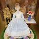 Vtg Porcelain Bonnet Head Doll Handmade Signed Lace Dress Bisque Parian Antique