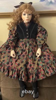 Vtg Reproduction Of Randy Eakin Sitting Porcelain DollLove Touched Children31
