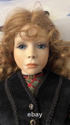 Vtg Reproduction Of Randy Eakin Sitting Porcelain DollLove Touched Children31