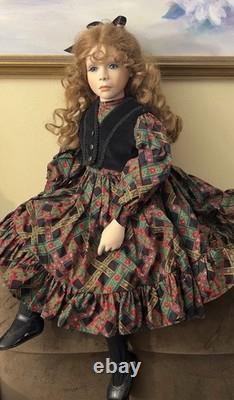 Vtg Reproduction Of Randy Eakin Sitting Porcelain DollLove Touched Children31