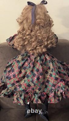 Vtg Reproduction Of Randy Eakin Sitting Porcelain DollLove Touched Children31