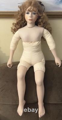 Vtg Reproduction Of Randy Eakin Sitting Porcelain DollLove Touched Children31
