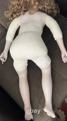 Vtg Reproduction Of Randy Eakin Sitting Porcelain DollLove Touched Children31